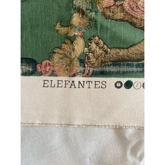 Gaston Y Daniela "Elefantes" fabric vintage swatch - Picture 7 of 8